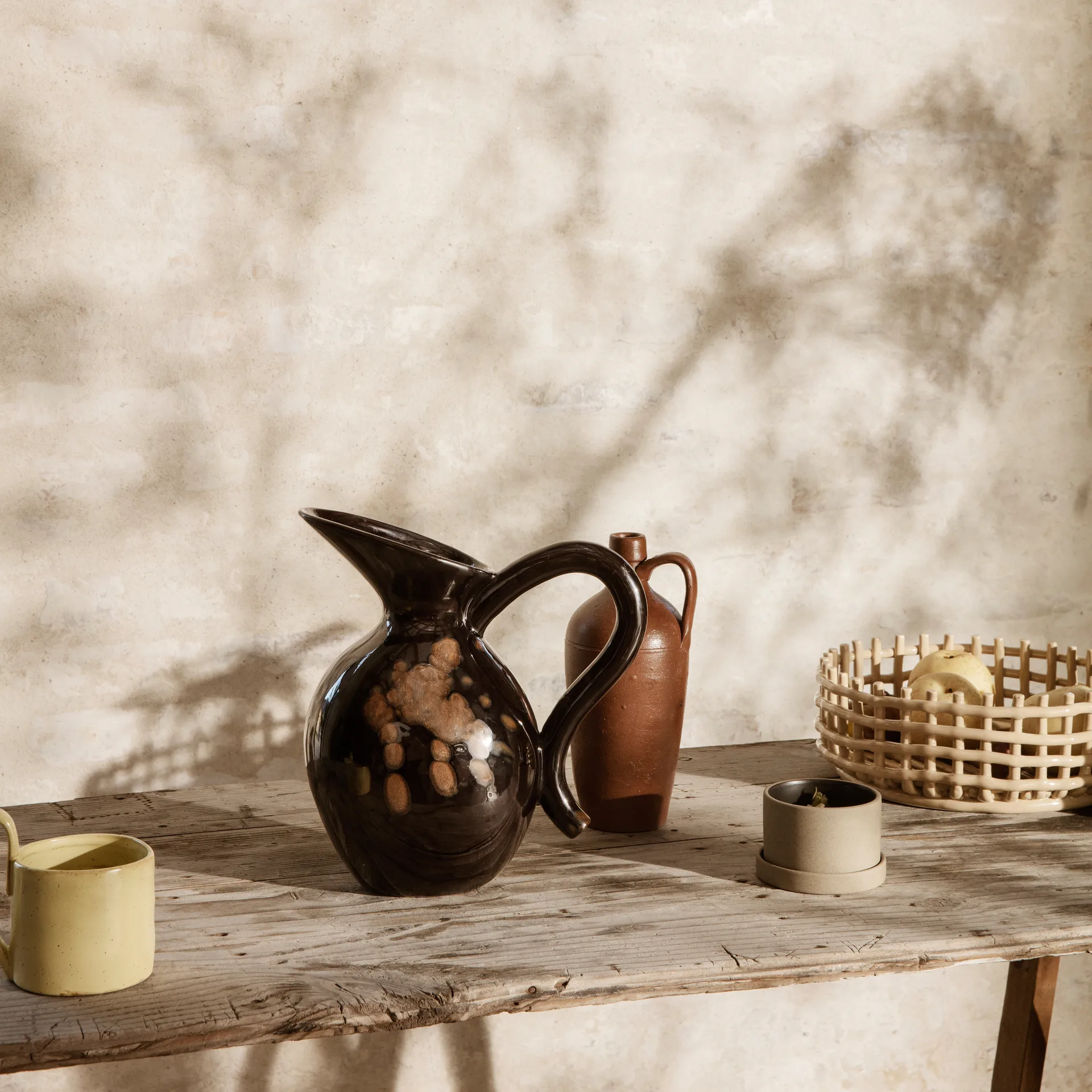 Ceramic geflochtene Schale, Cashmere Ferm Living