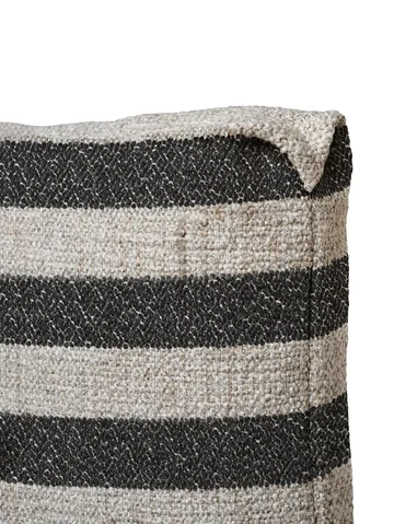 Clean Kissen Louisiana 40 x 60cm - Sand-black - Ferm Living