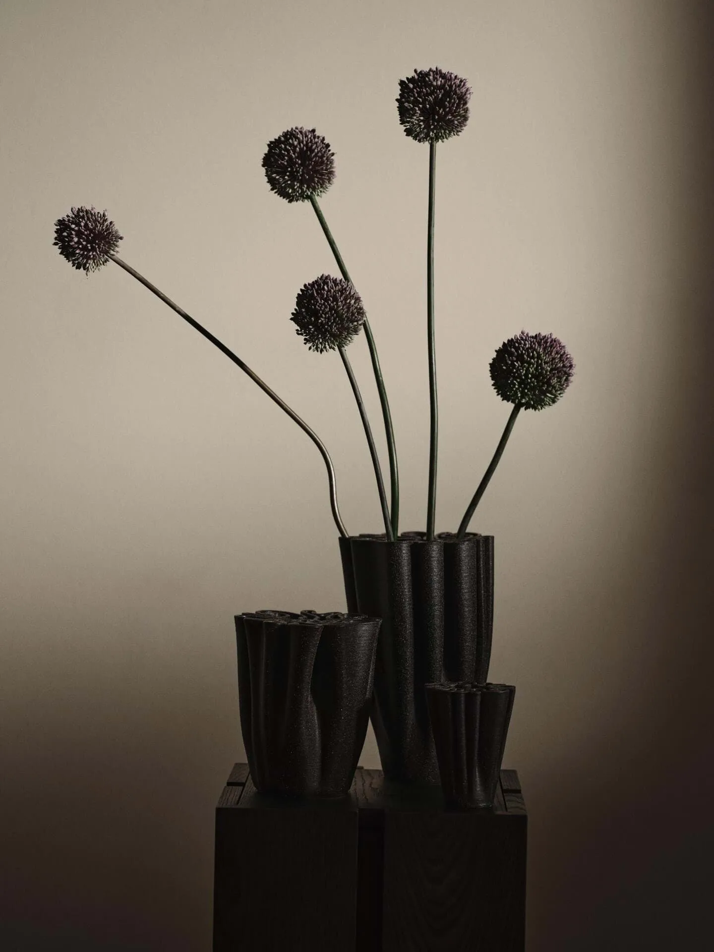 Dedali Vase 11 cm, Dunkelbraun Ferm Living