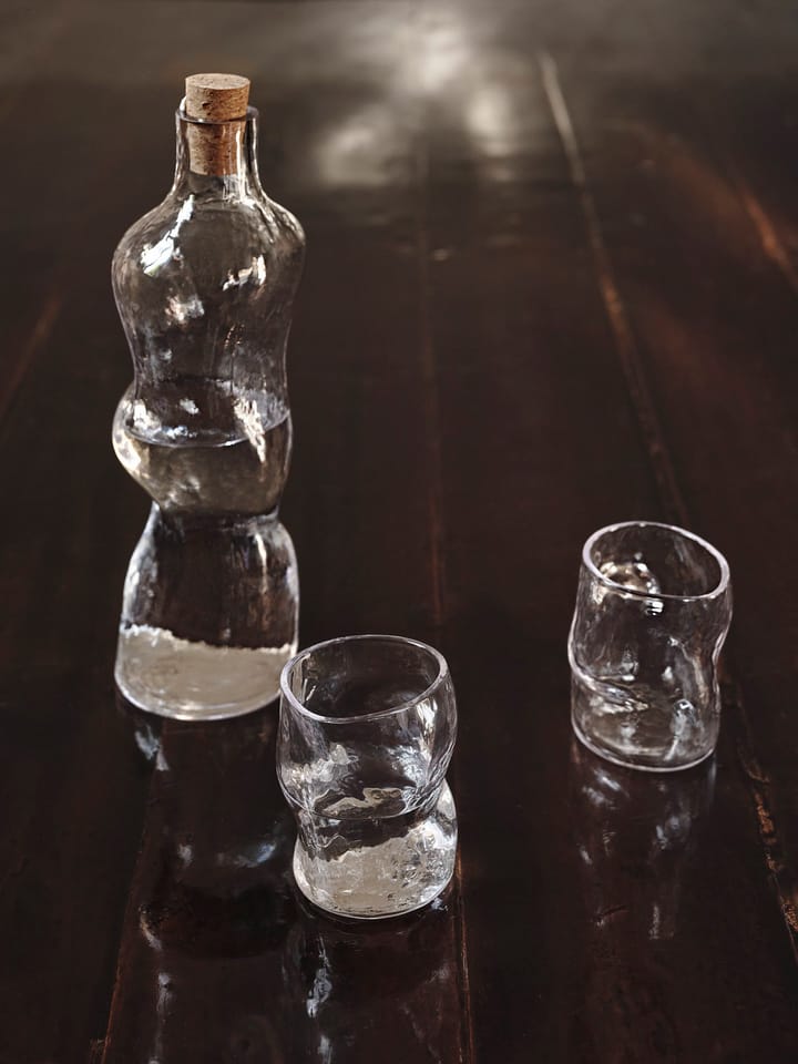 Dimple Glas 27 cl 2er Pack, Clear Ferm Living