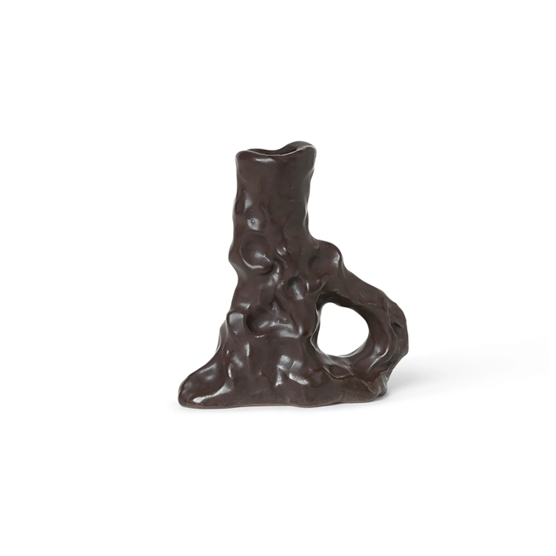Dito Kerzenhalter, Dark Brown Ferm Living