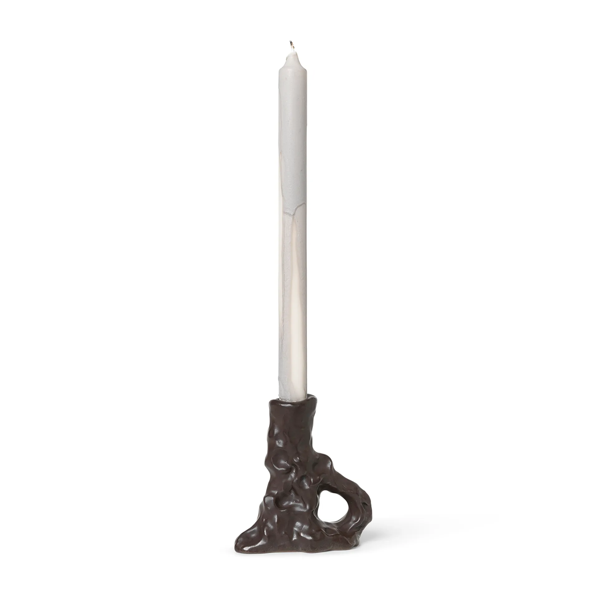 Dito Kerzenhalter, Dark Brown Ferm Living