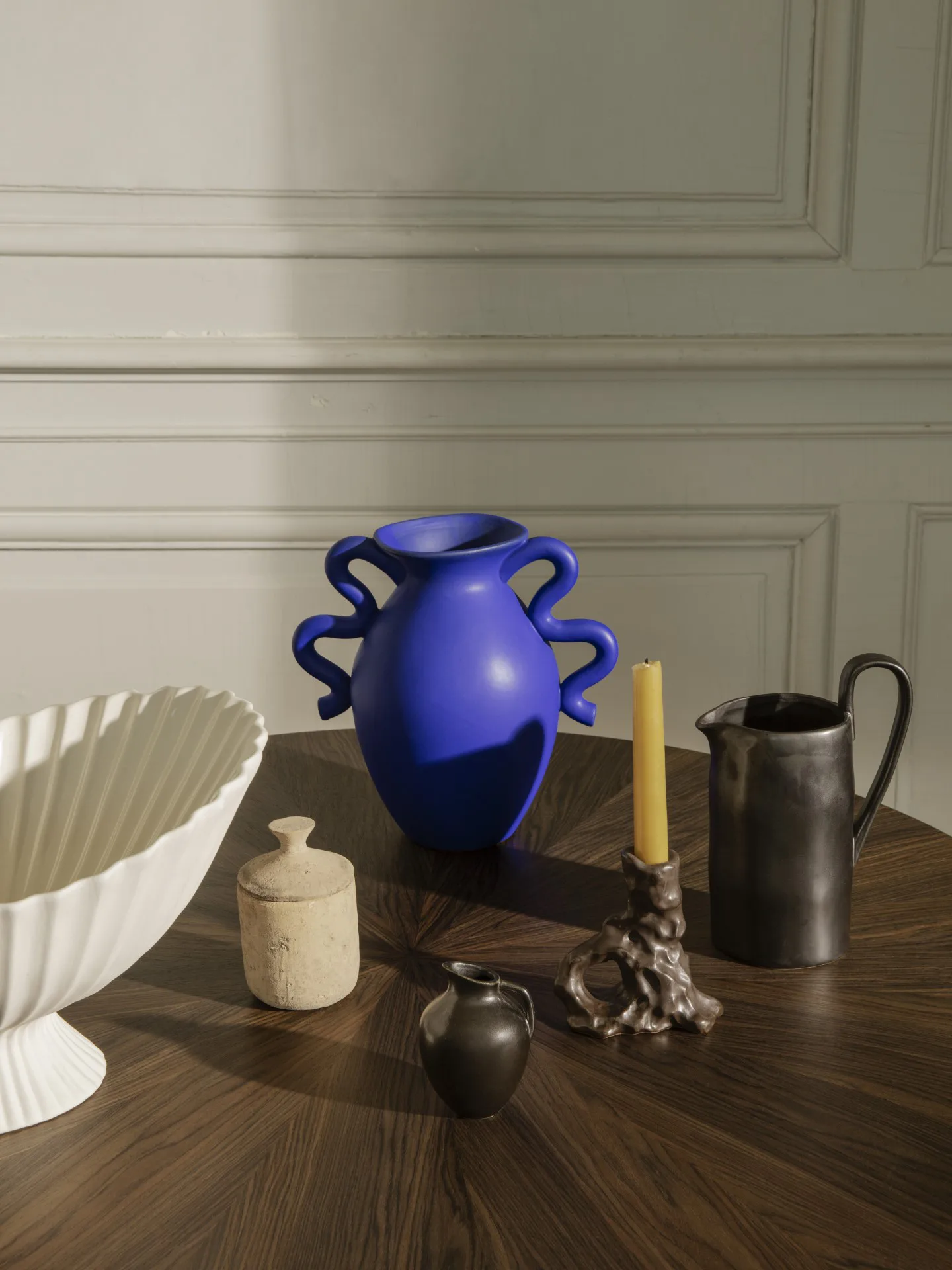 Dito Kerzenhalter, Dark Brown Ferm Living