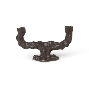 Dito Kerzenhalter doppelt - Dark Brown - Ferm Living