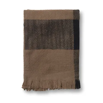 Dry Wolldecke 120 x 180cm - Sugar Kelp/Black - Ferm Living