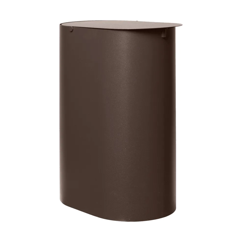 Enkel Abfalleimer small, Dunkle Schokolade Ferm Living