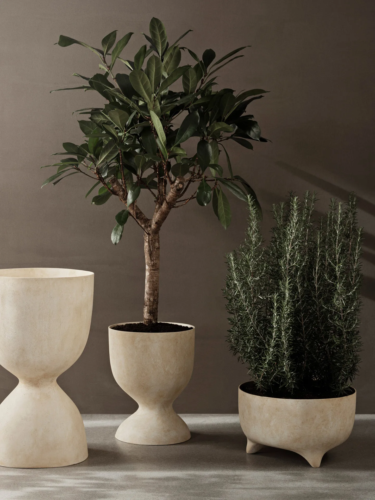 Evoke Blumentopf 70 cm, Warm Sand Ferm Living
