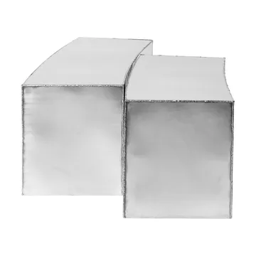 Ferra Couchtisch 2-teilig - Edelstahl - Ferm Living