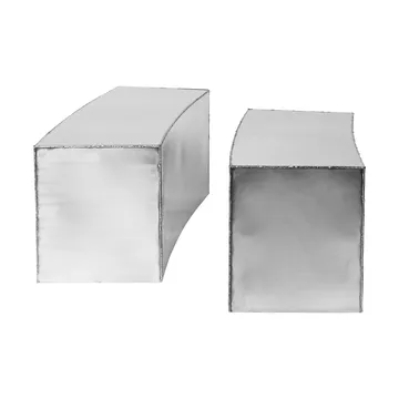 Ferra Couchtisch 2-teilig - Edelstahl - Ferm Living