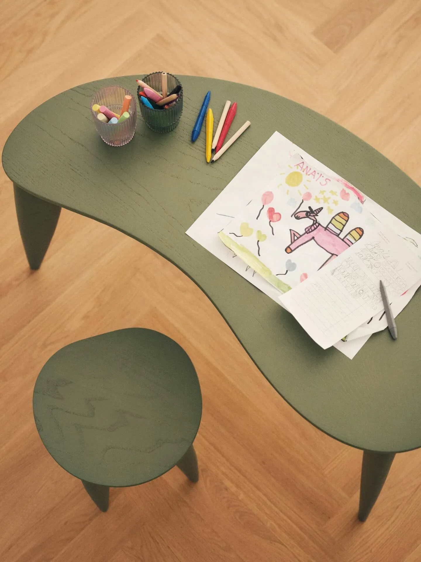 Feve kids Hocker
, Ulmengrün Ferm Living