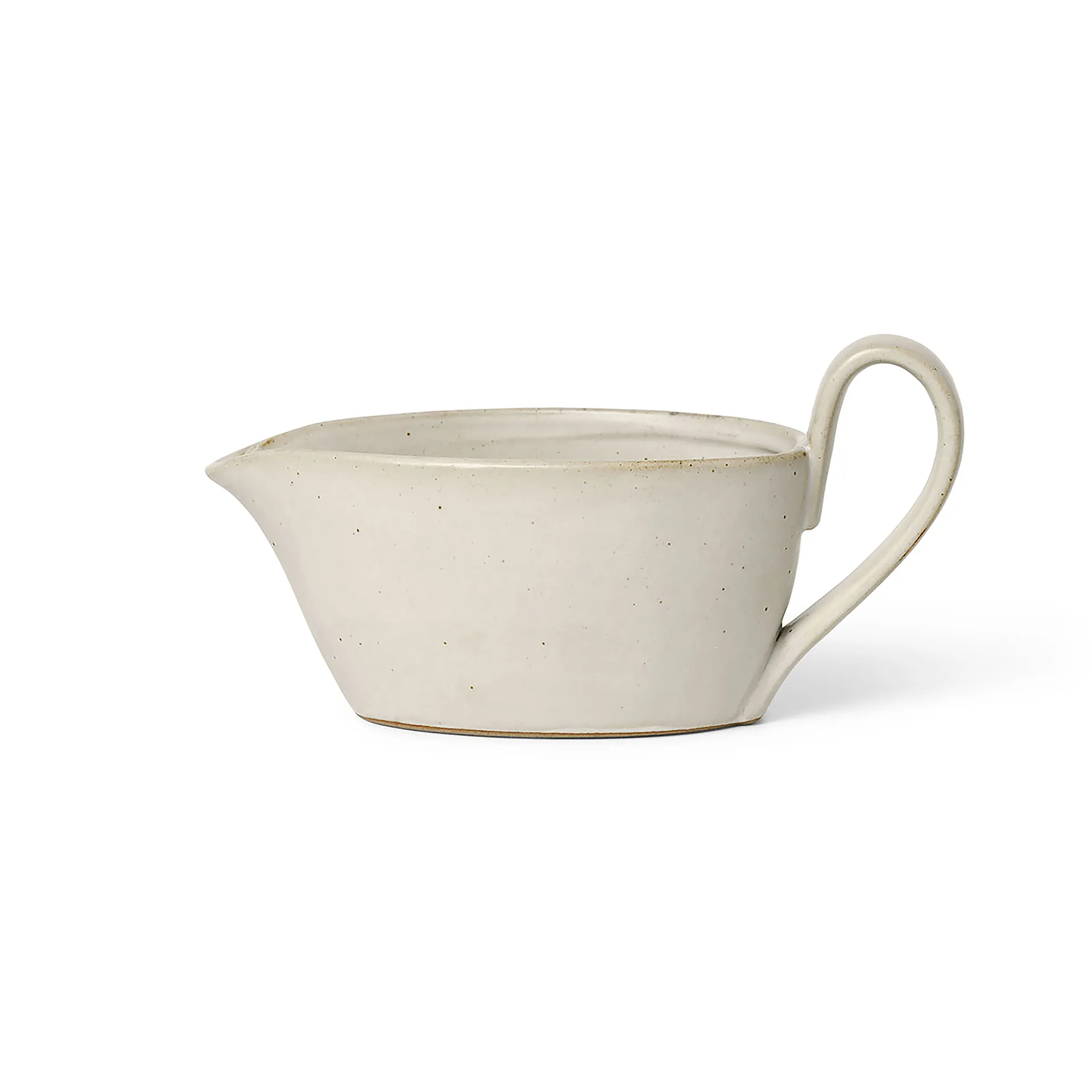Flow Saucenkännchen 30cl, Off-white speckle Ferm Living