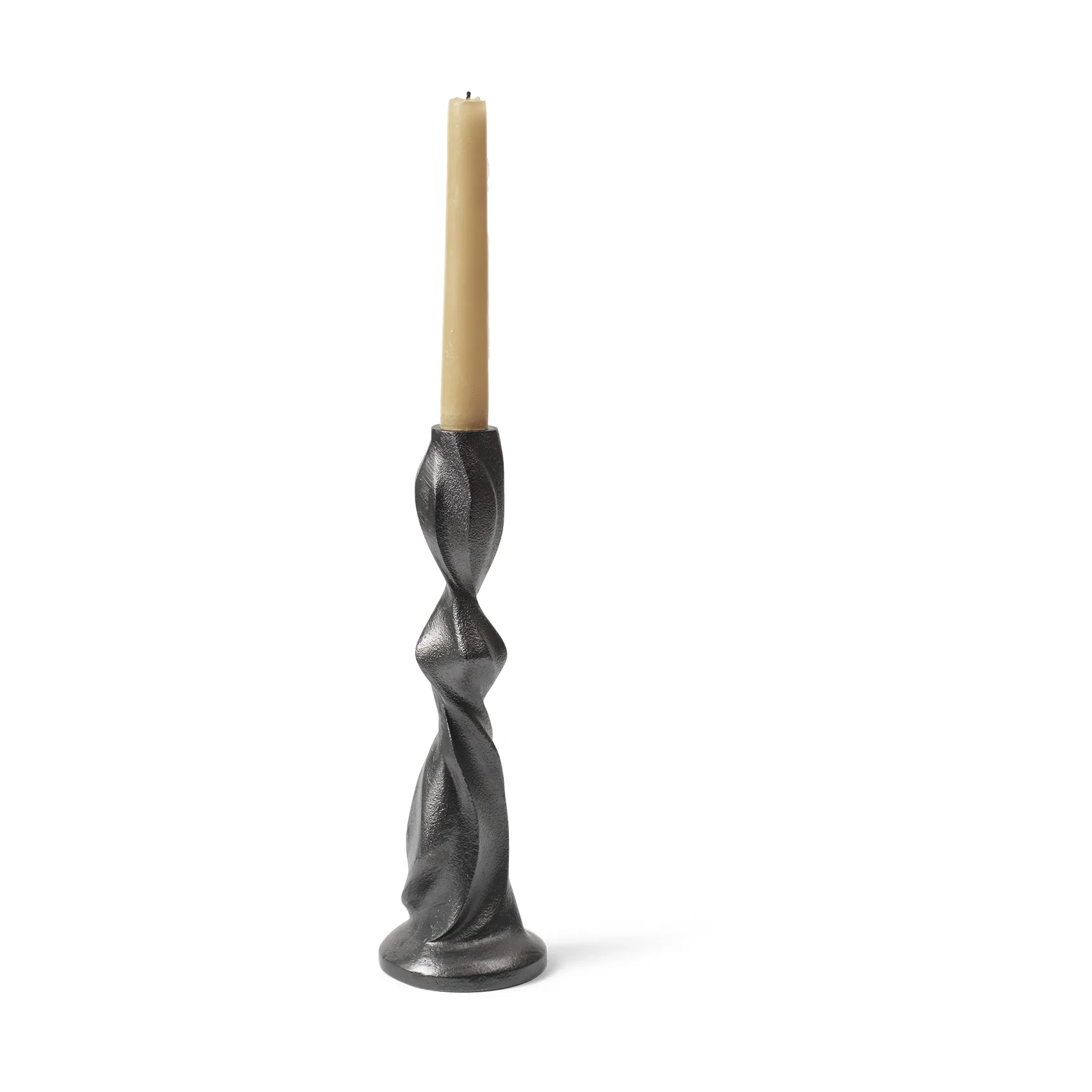 Gale Kerzenhalter 25 cm, Blackened Aluminium Ferm Living