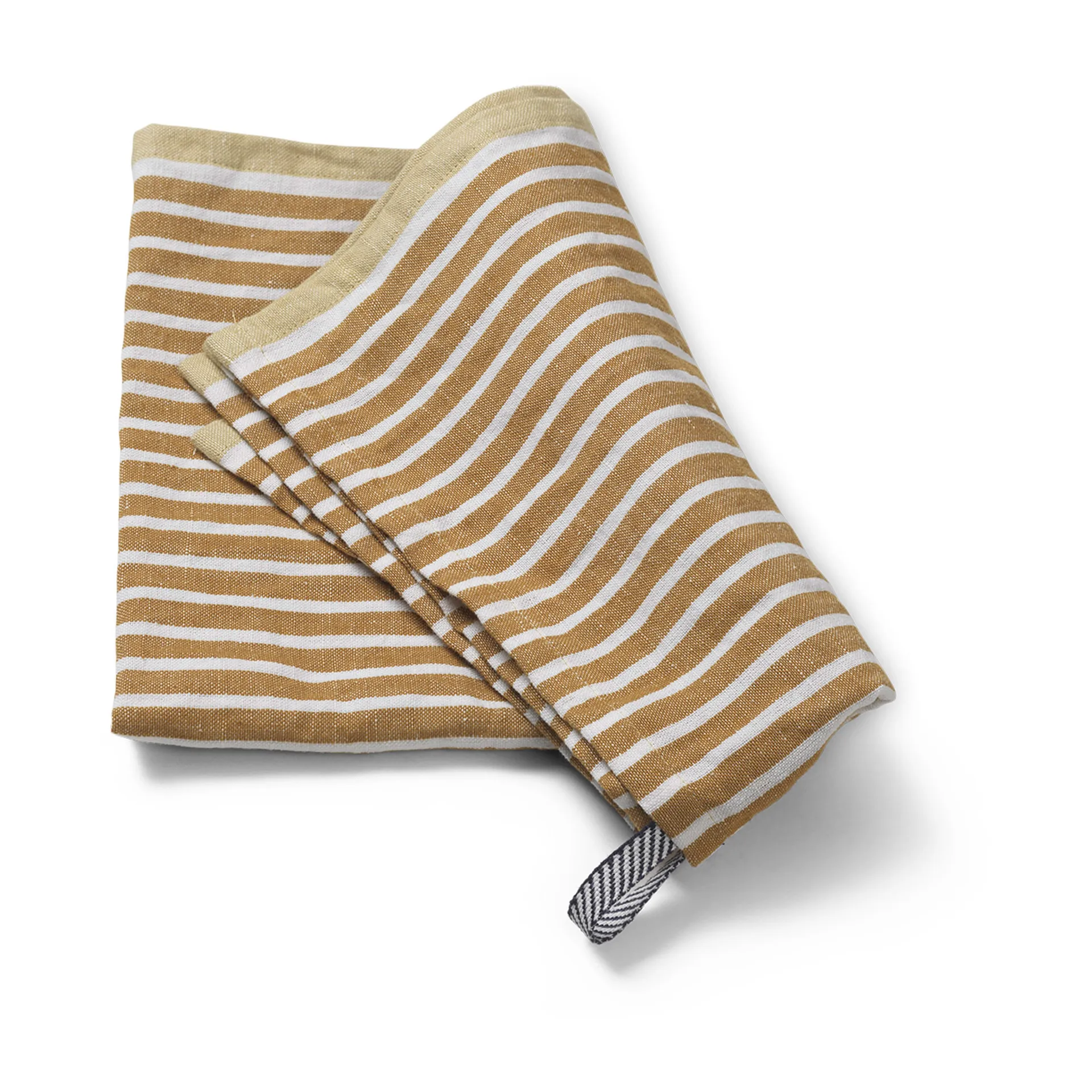 Hale Geschirrtuch 50x70 cm, Golden brown-silber fern Ferm Living