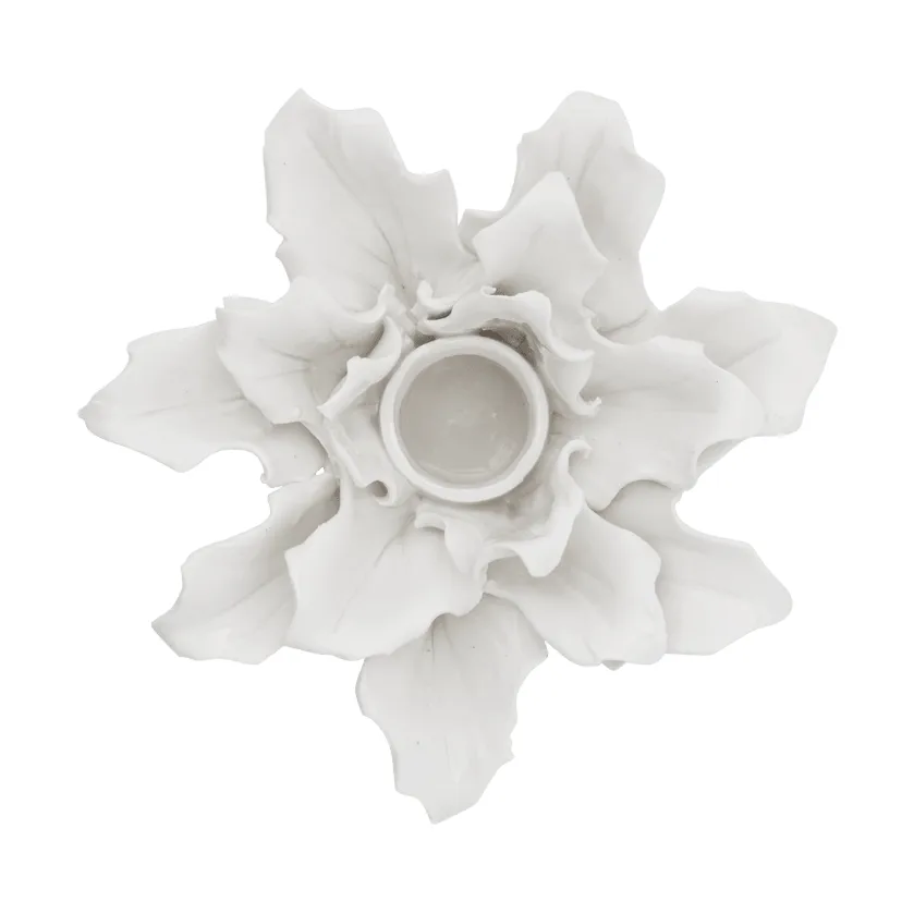 Holly Leaf Kerzenhalter, Off-white Ferm Living