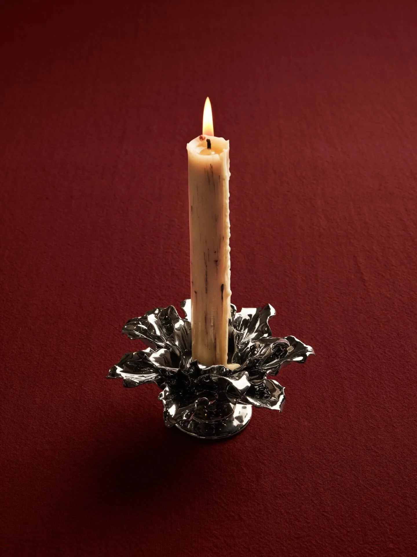 Holly Leaf Kerzenhalter, Silber Ferm Living