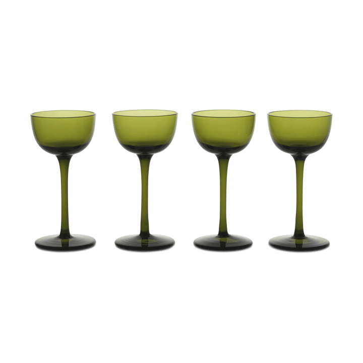 Host Likörglas 4er-Pack, Moss Green ferm LIVING