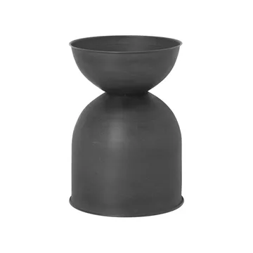 Hourglass Blumentopf klein Ø30 cm - Schwarz-dunkelgrau - Ferm Living