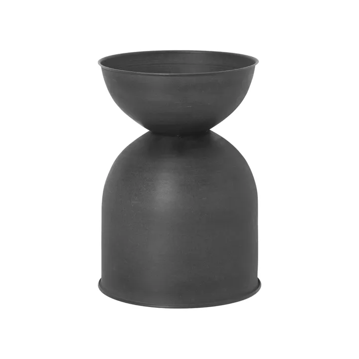 Hourglass Blumentopf klein Ø30 cm - Schwarz-dunkelgrau - Ferm Living