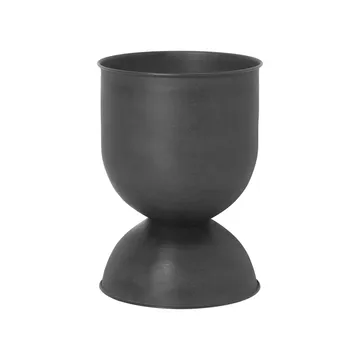 Hourglass Blumentopf klein Ø30 cm - Schwarz-dunkelgrau - Ferm Living