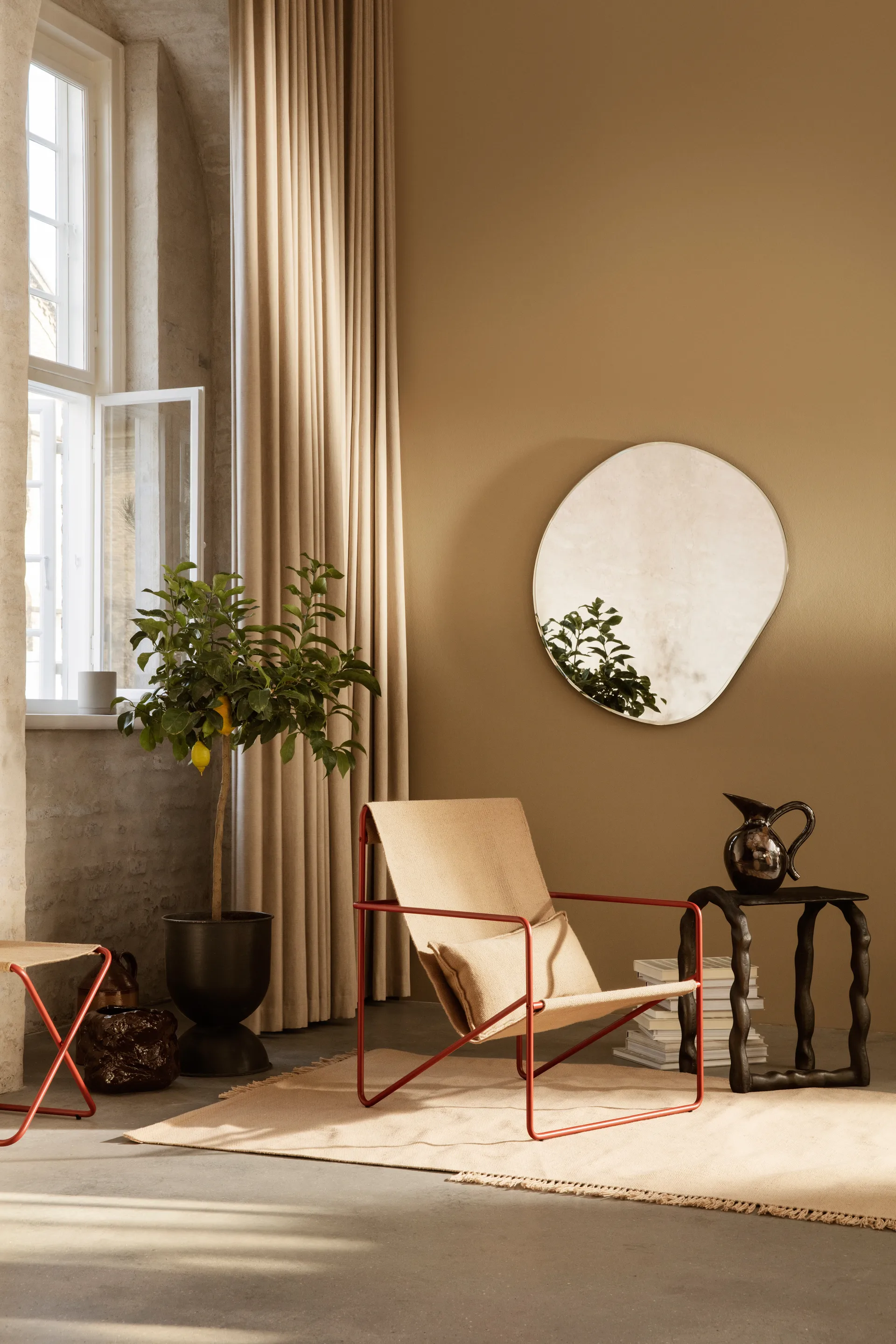 Hourglass Blumentopf klein Ø31 cm, Schwarz-dunkelgrau Ferm Living