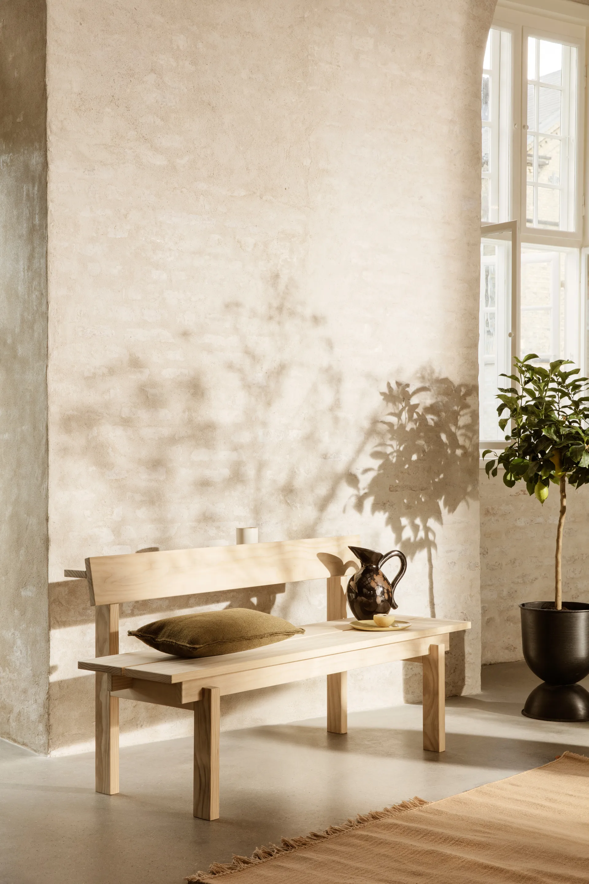 Hourglass Blumentopf klein Ø31 cm, Schwarz-dunkelgrau Ferm Living
