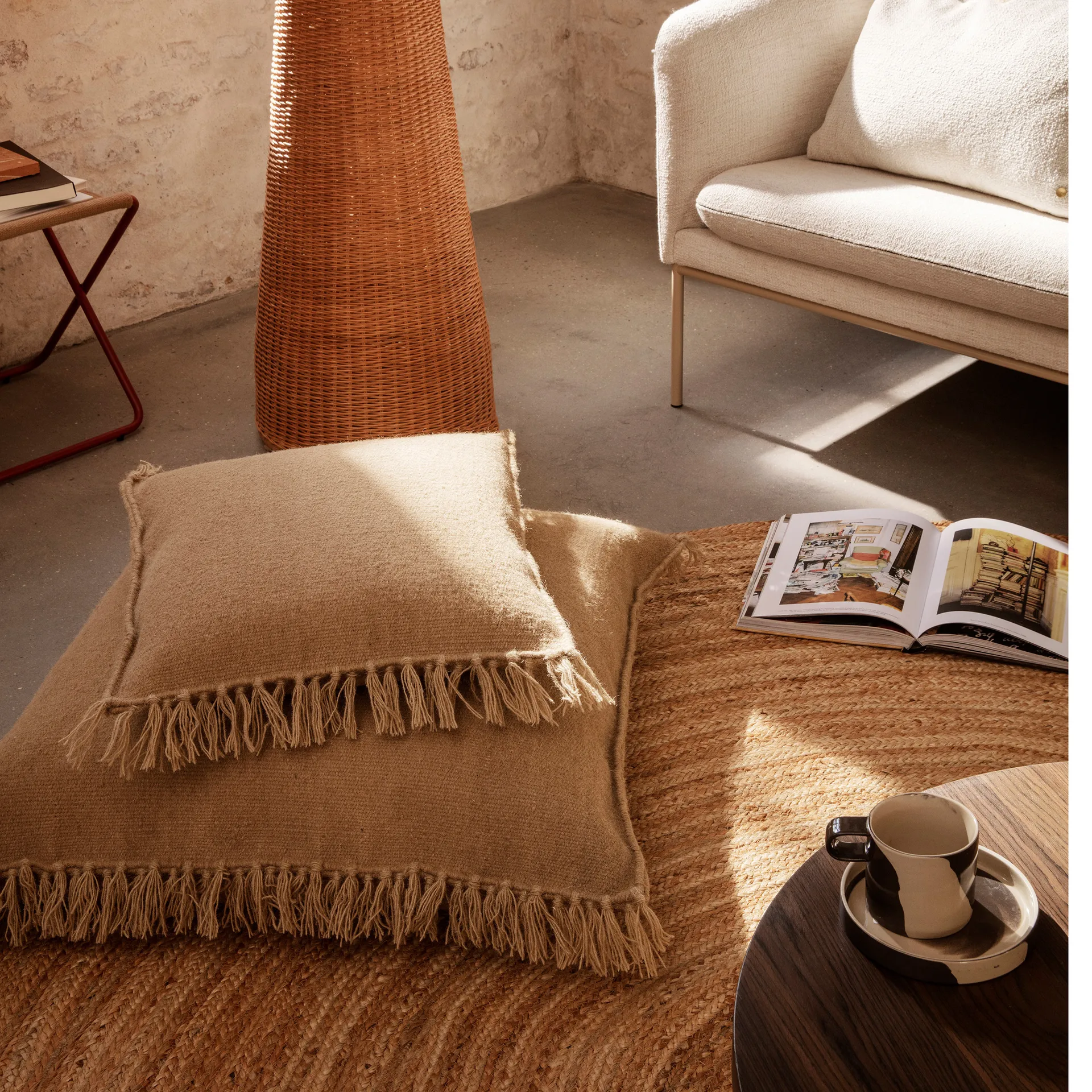 Inlay Tasse , Sand-brown Ferm Living