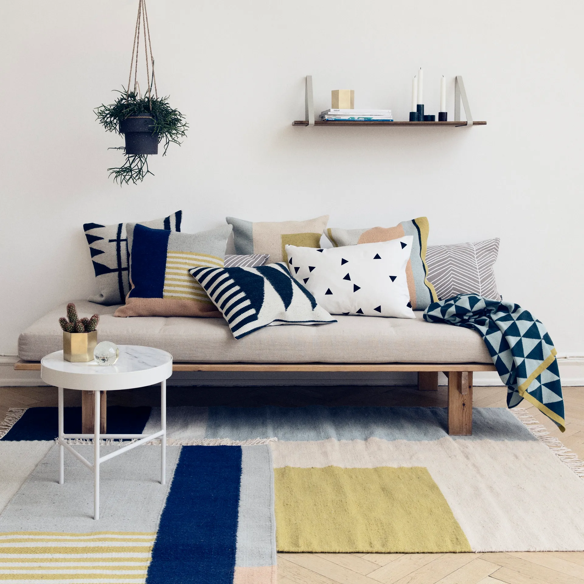 Kelim Kissen 50 x 50cm, Squares Ferm Living