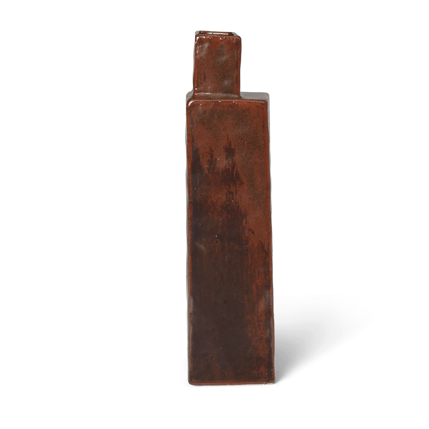 Koa Vase H40, Red brown Ferm Living