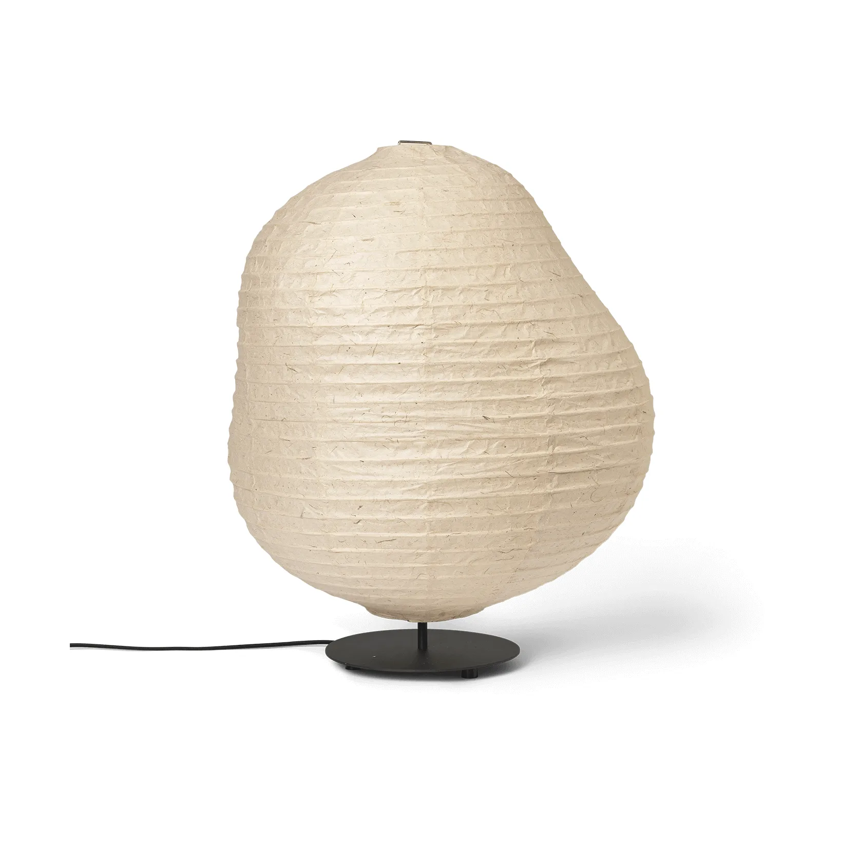 Kurbis Stehleuchte low, Natural-black Ferm Living
