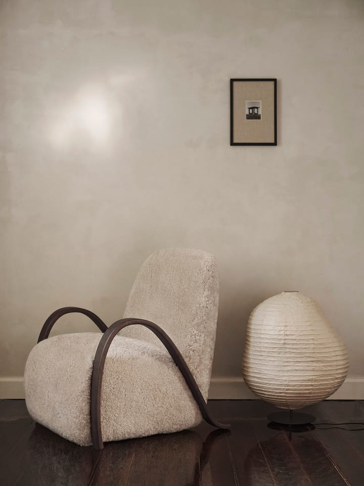 Kurbis Stehleuchte low, Natural-black Ferm Living