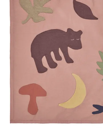 Lunden Decke - Rose-multi, 80x110 cm - Ferm Living