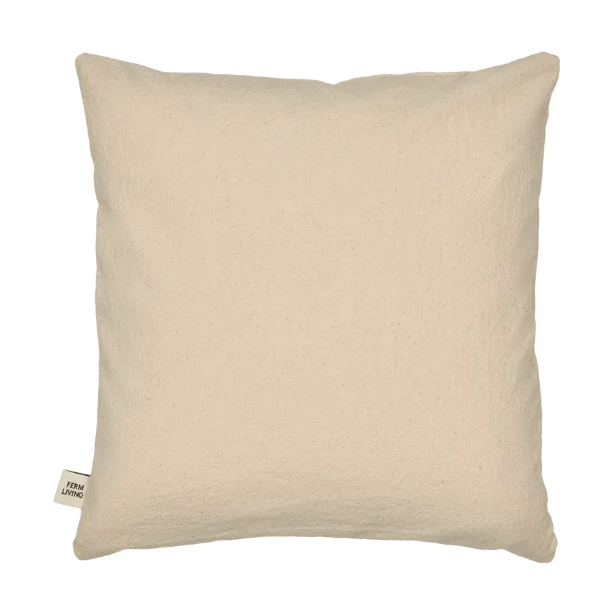 Lunden Kissen, Off-white-dark chocolate, 30x30 cm Ferm Living