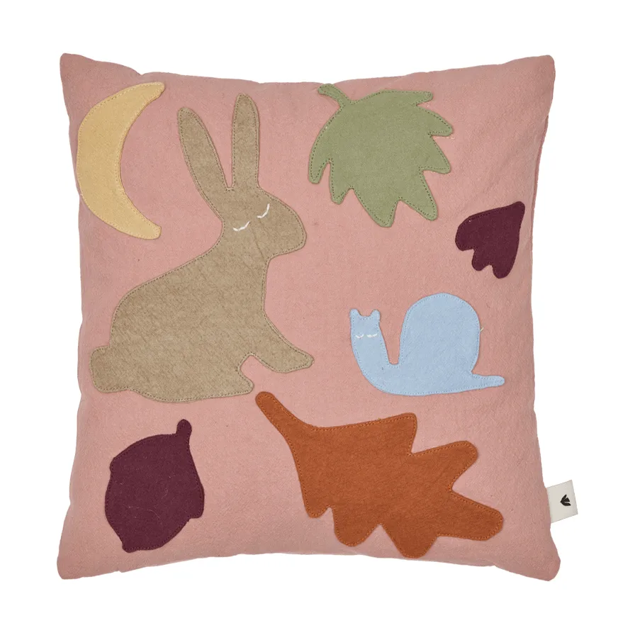 Lunden Kissen, Rose-multi, 30x30 cm Ferm Living