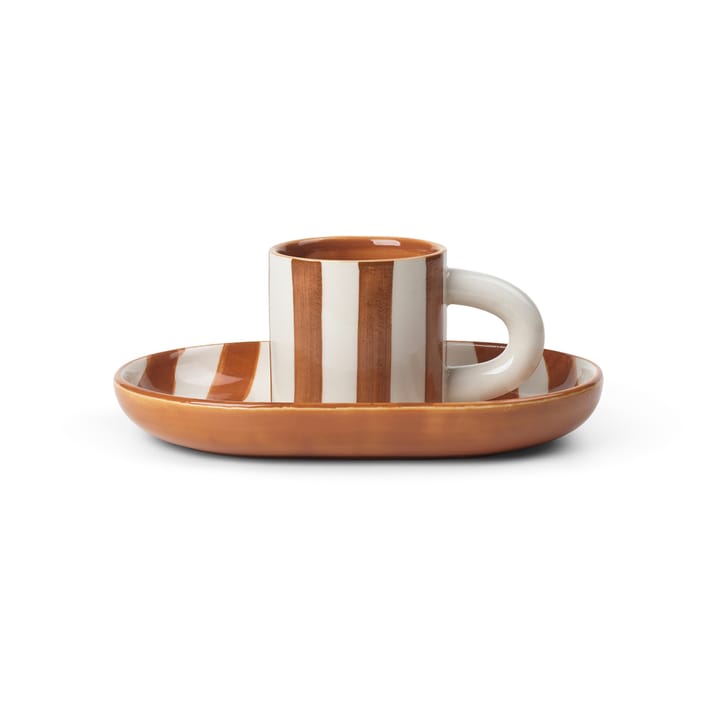 Milu Kindergeschirr 2 Teile, Terracotta ferm LIVING