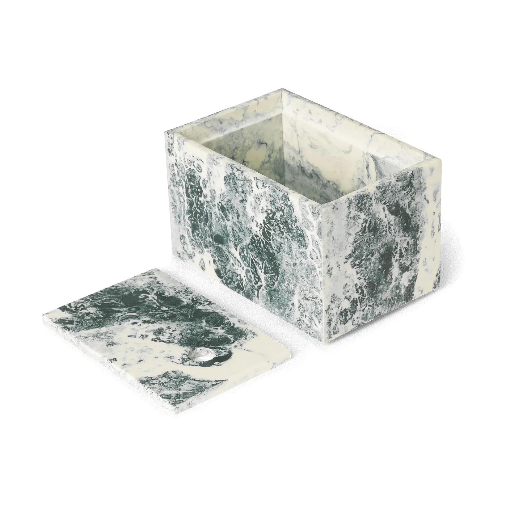 Mist Aufbewahrungsbox 10x15 cm, Emerald-off white Ferm Living