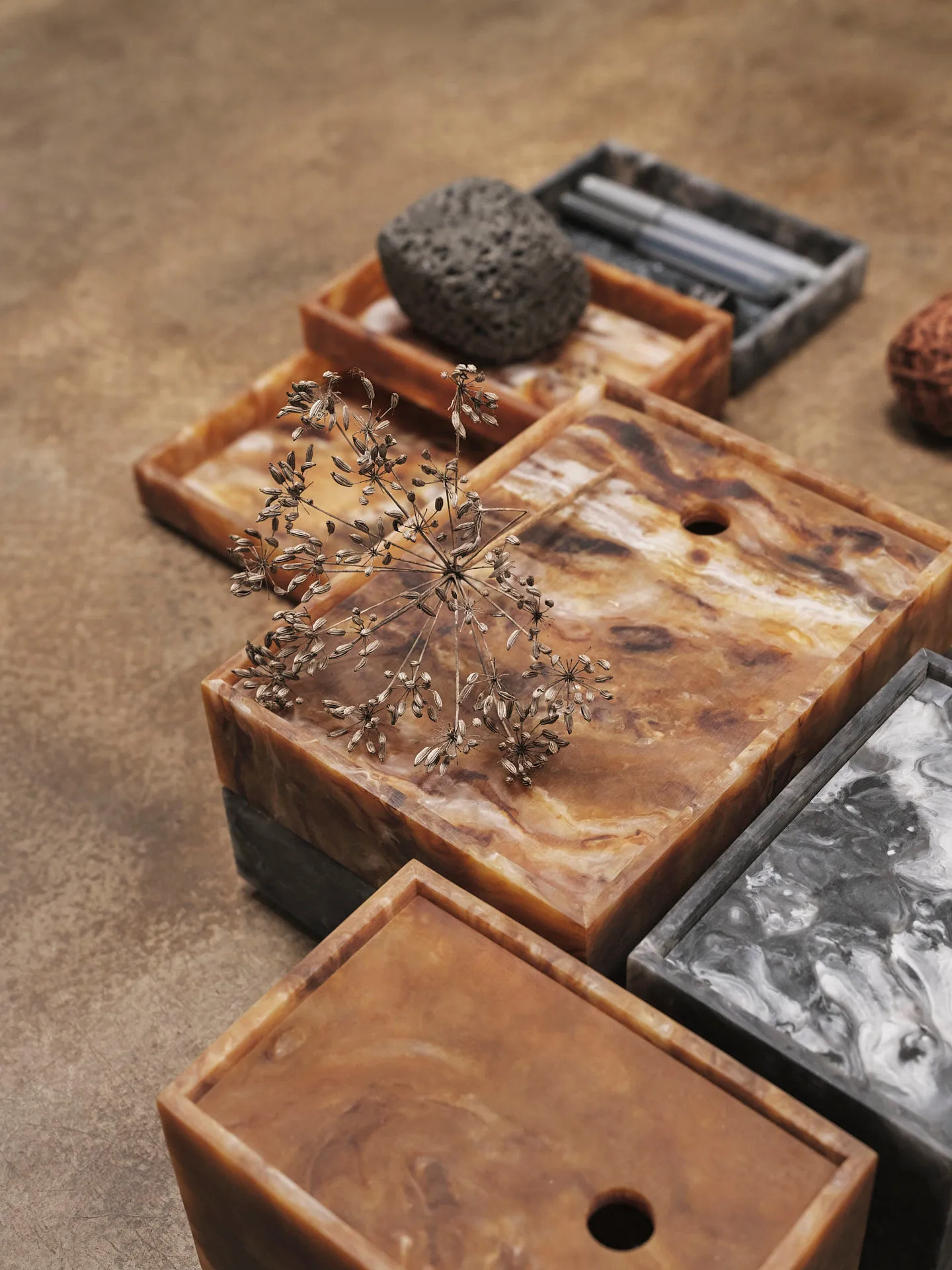 Mist Aufbewahrungsbox 15x20 cm, Sugar kelp Ferm Living