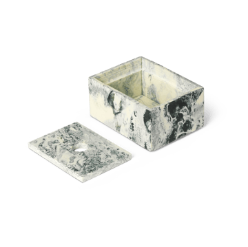 Mist Aufbewahrungsbox 7,5x10 cm - Emerald-off white - Ferm Living