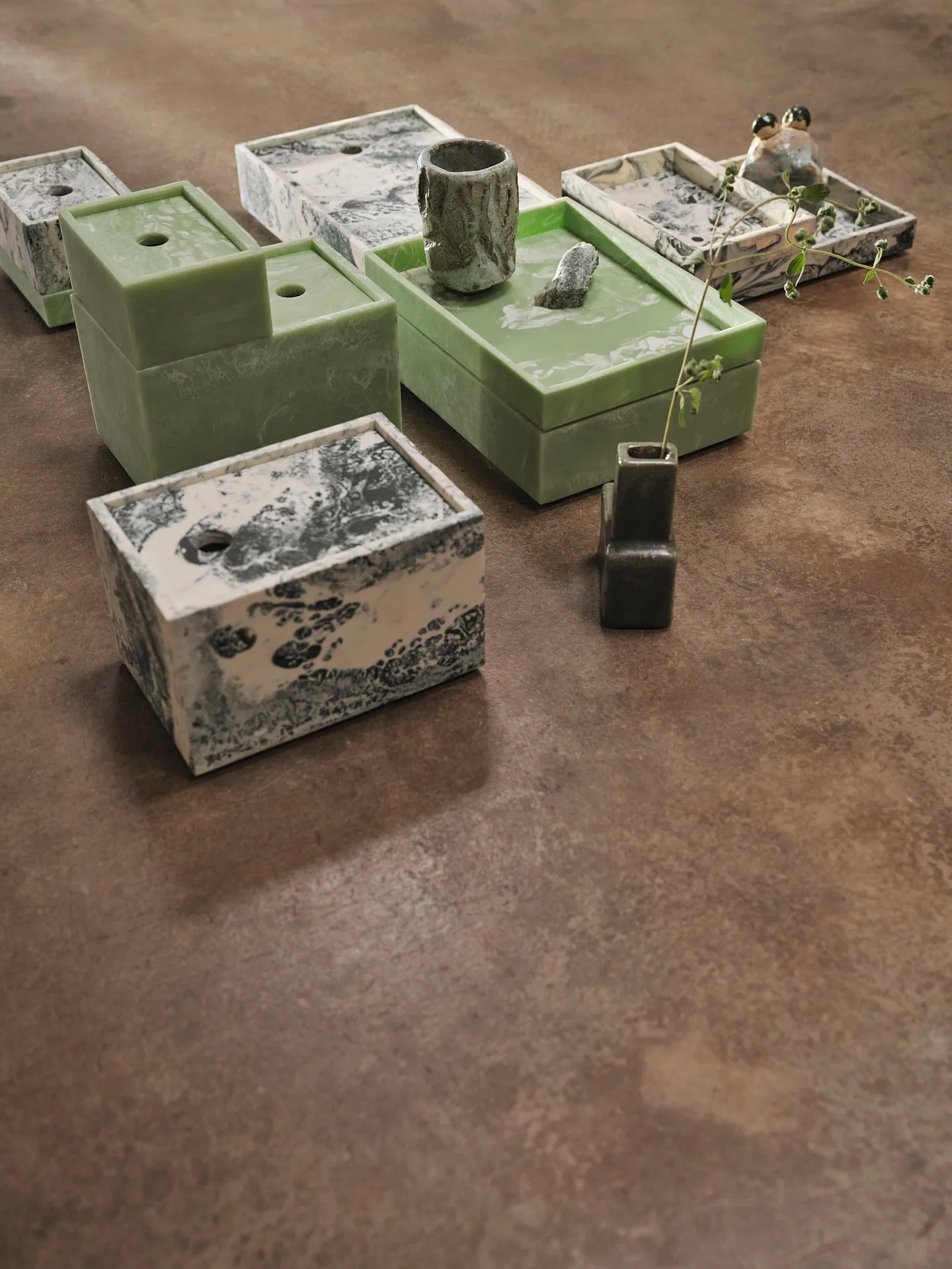 Mist Dekotablett 15x20 cm, Seafoam Ferm Living