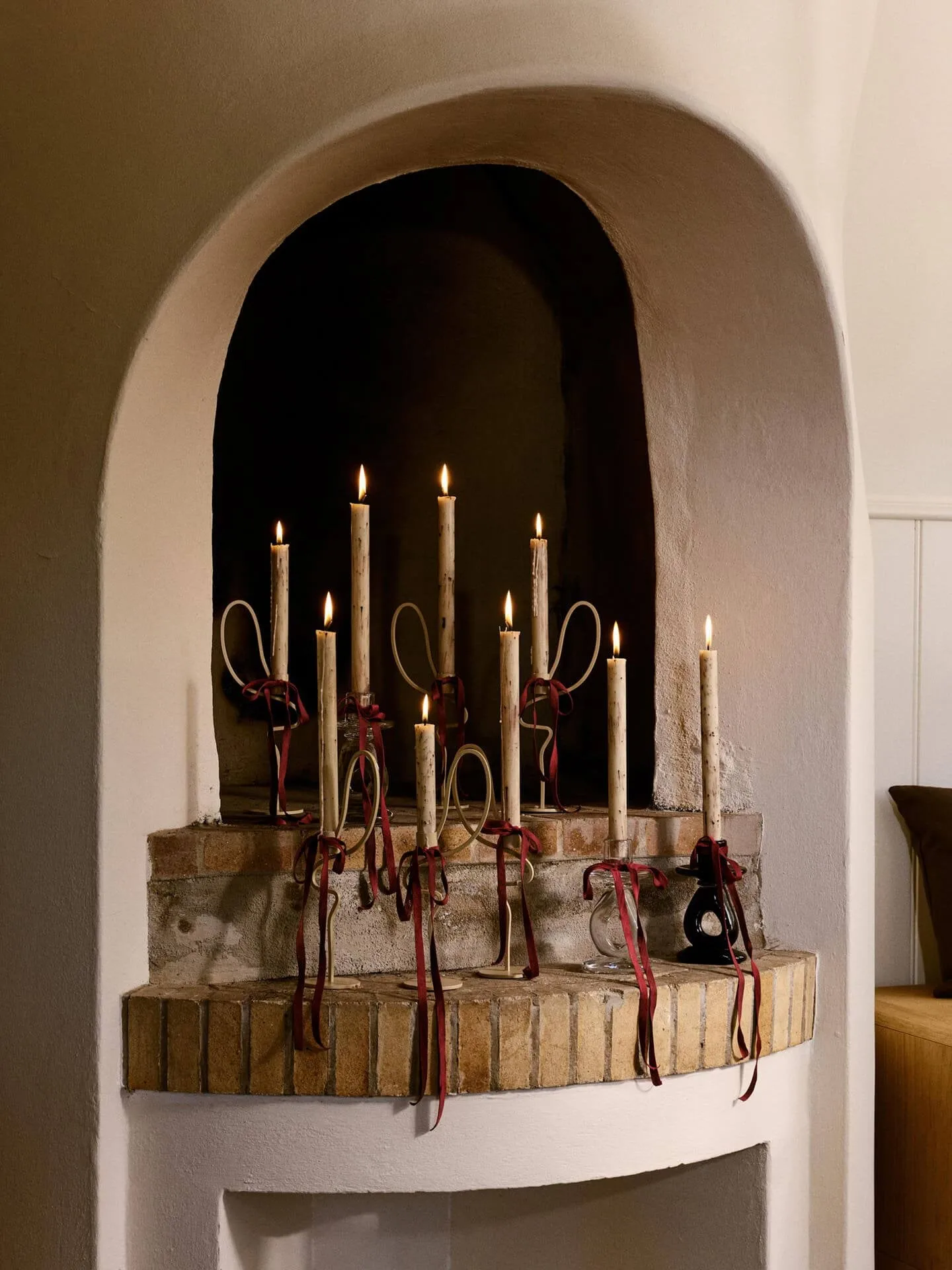 Mura Kerzen 4-teilig, Hellbeige Ferm Living
