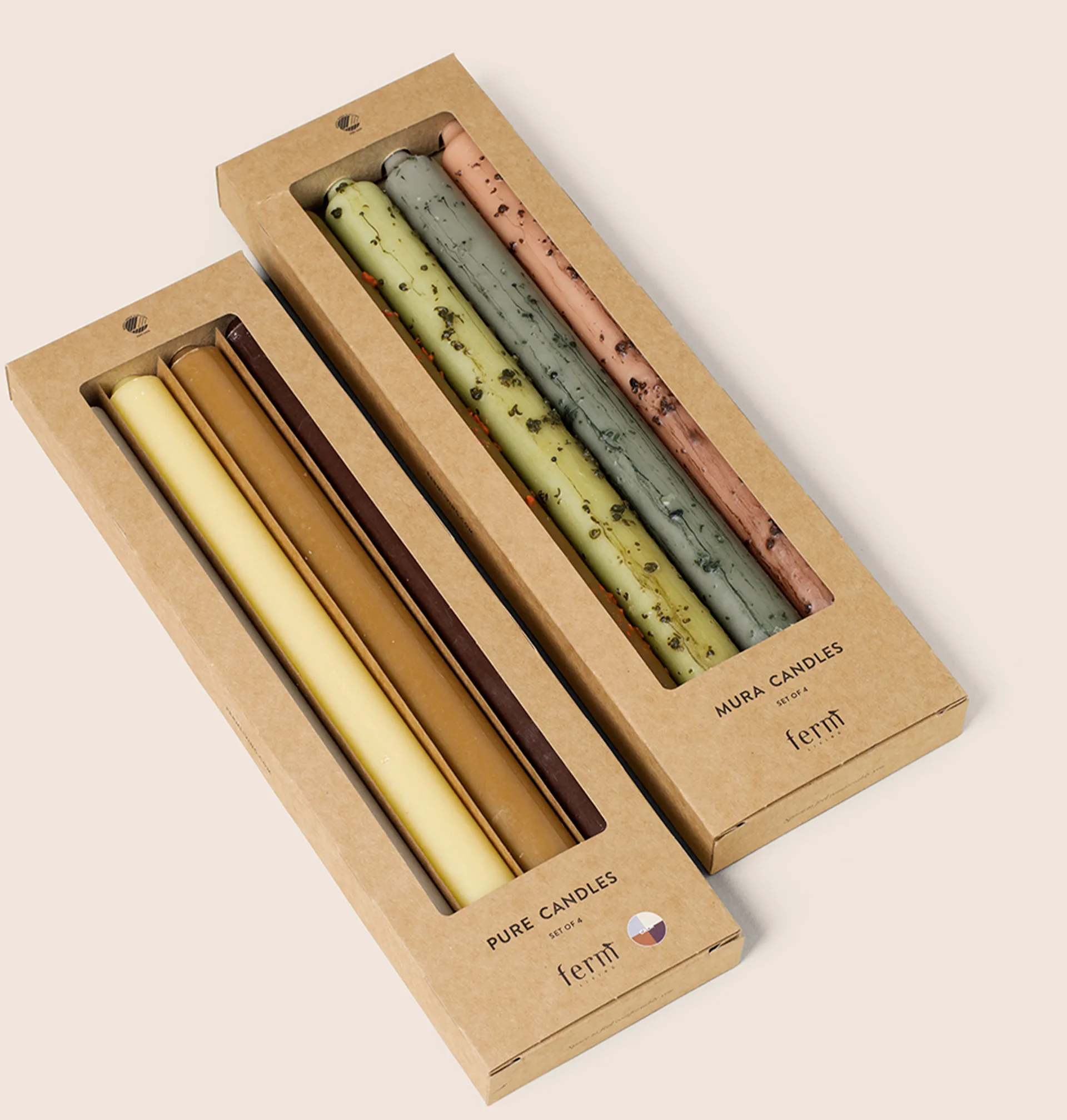 Mura Kerzen 4-teilig, Multi Ferm Living