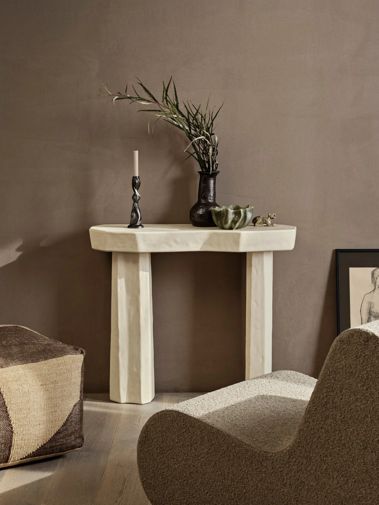 Nium Schale Ø22 cm, Dark Sage Ferm Living