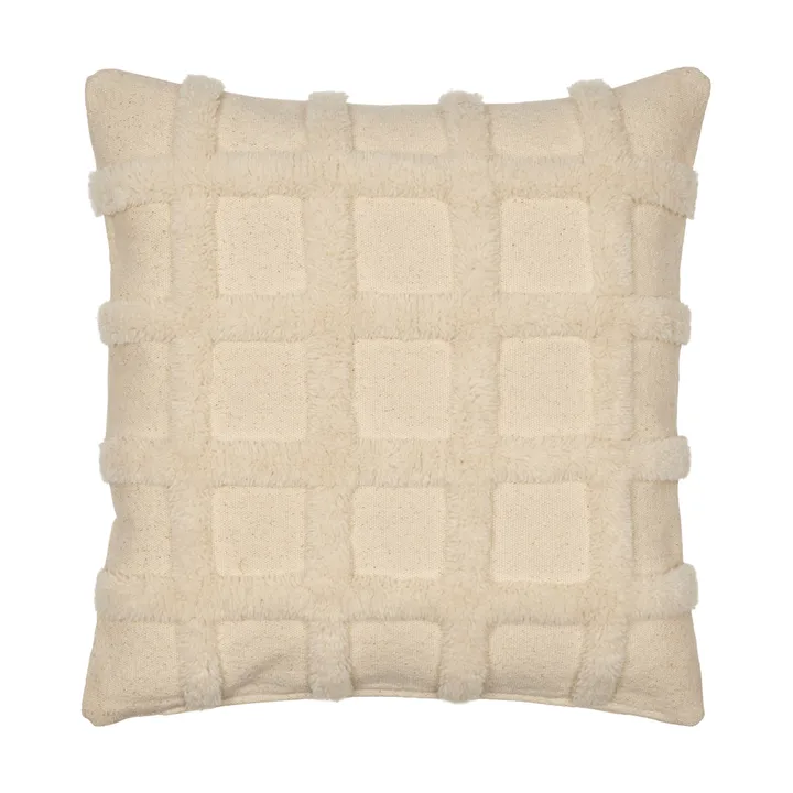 Norte Grid Kissen - Off-white, 50x50 cm - Ferm Living