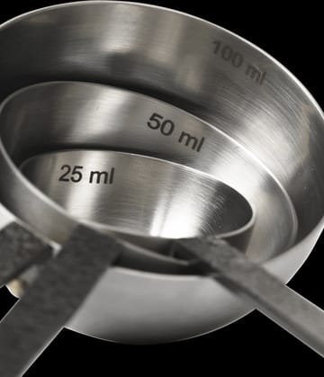 Obra Measuring Spoons Messlöffel-Set 3-teilig - Stainless Steel - Ferm Living