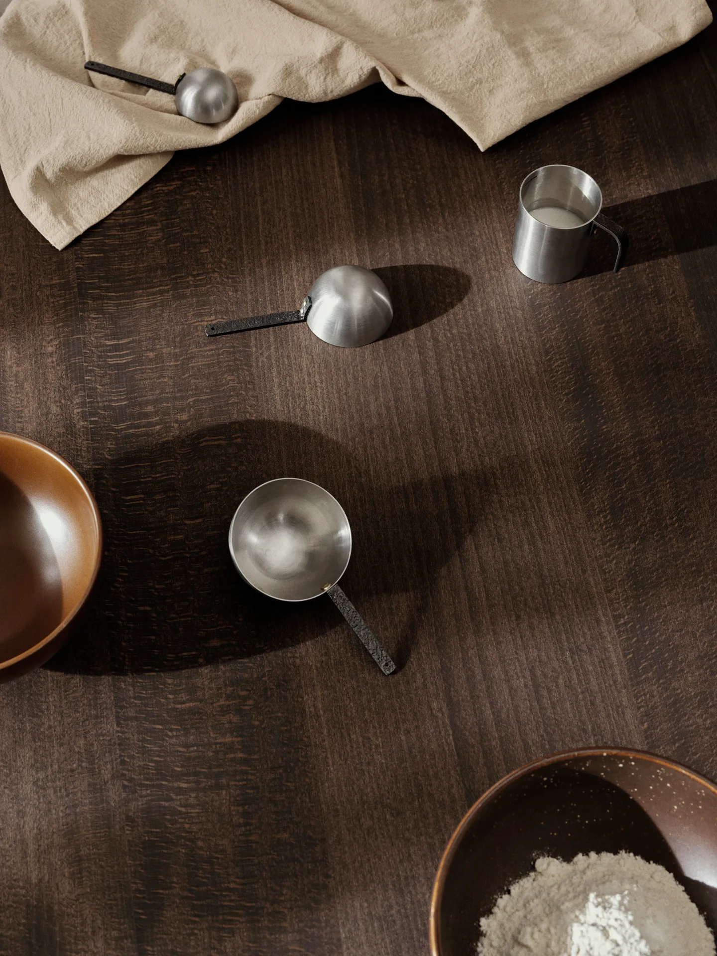 Obra Measuring Spoons Messlöffel-Set 3-teilig, Stainless Steel Ferm Living