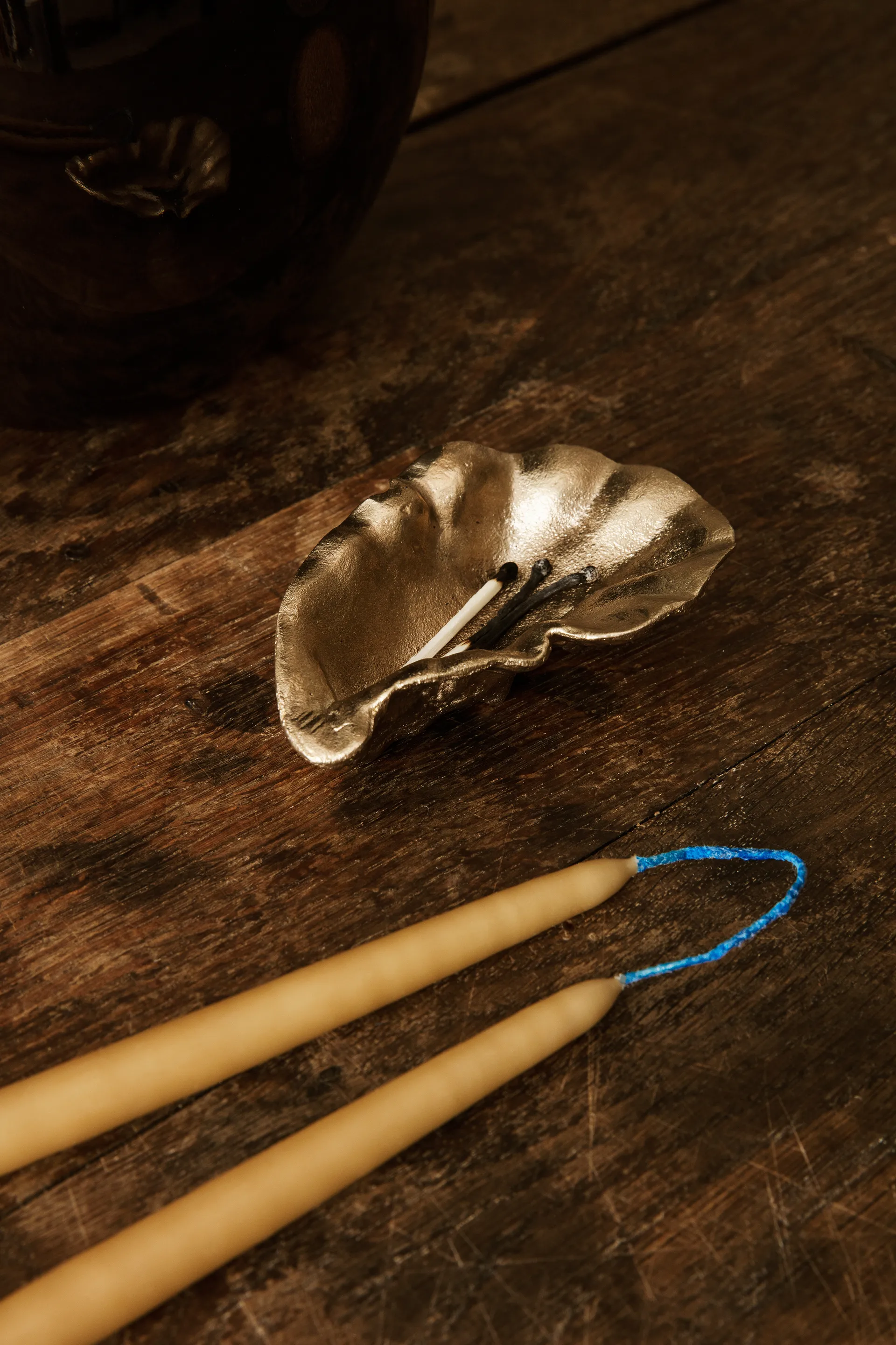 Oyster Dekorationsschale 10,5cm, Messing Ferm Living