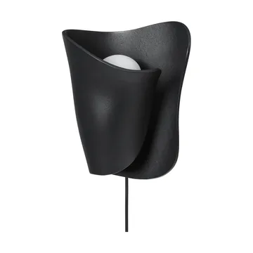 Oyster wall sconce Wandleuchte - Black - Ferm Living