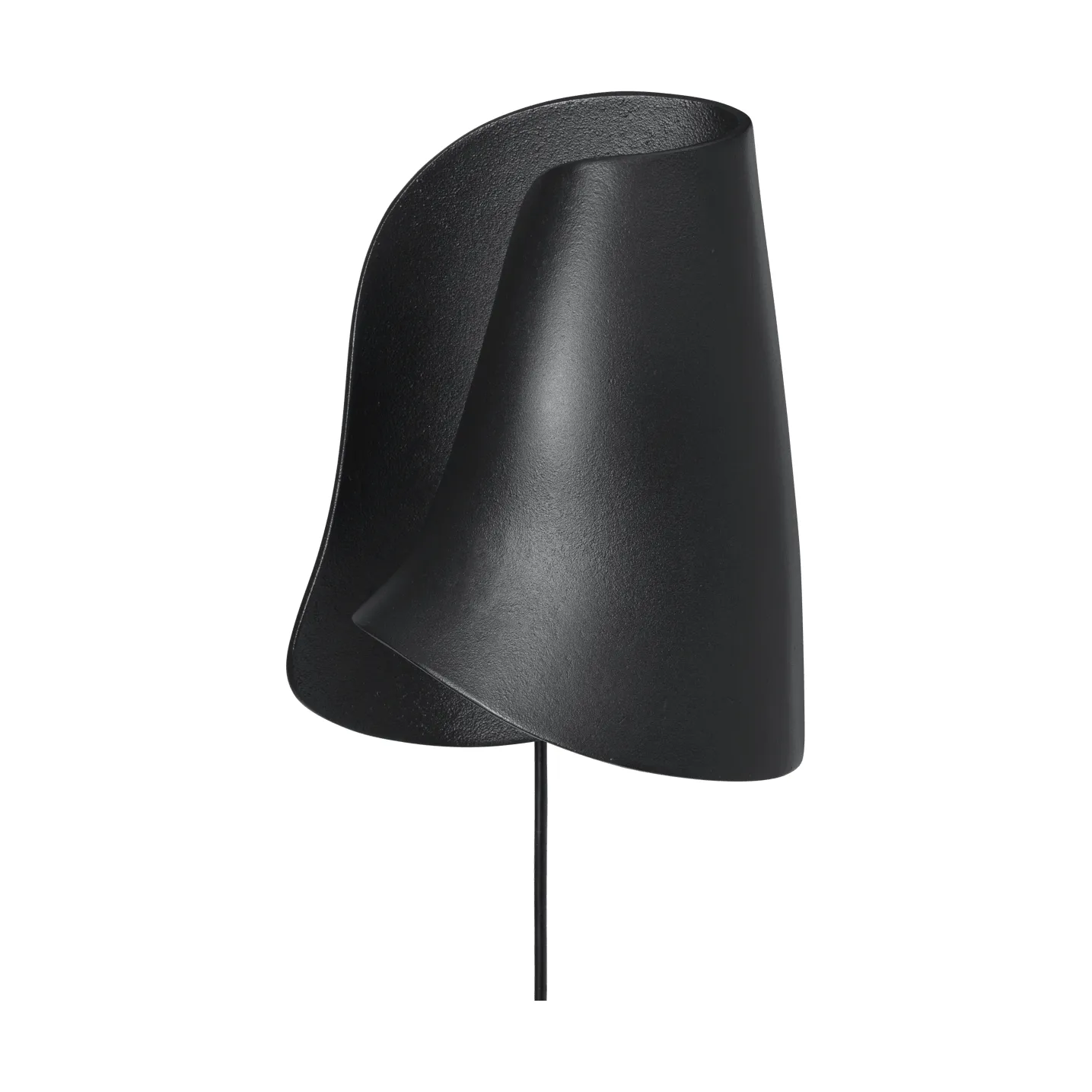 Oyster wall sconce Wandleuchte, Black Ferm Living
