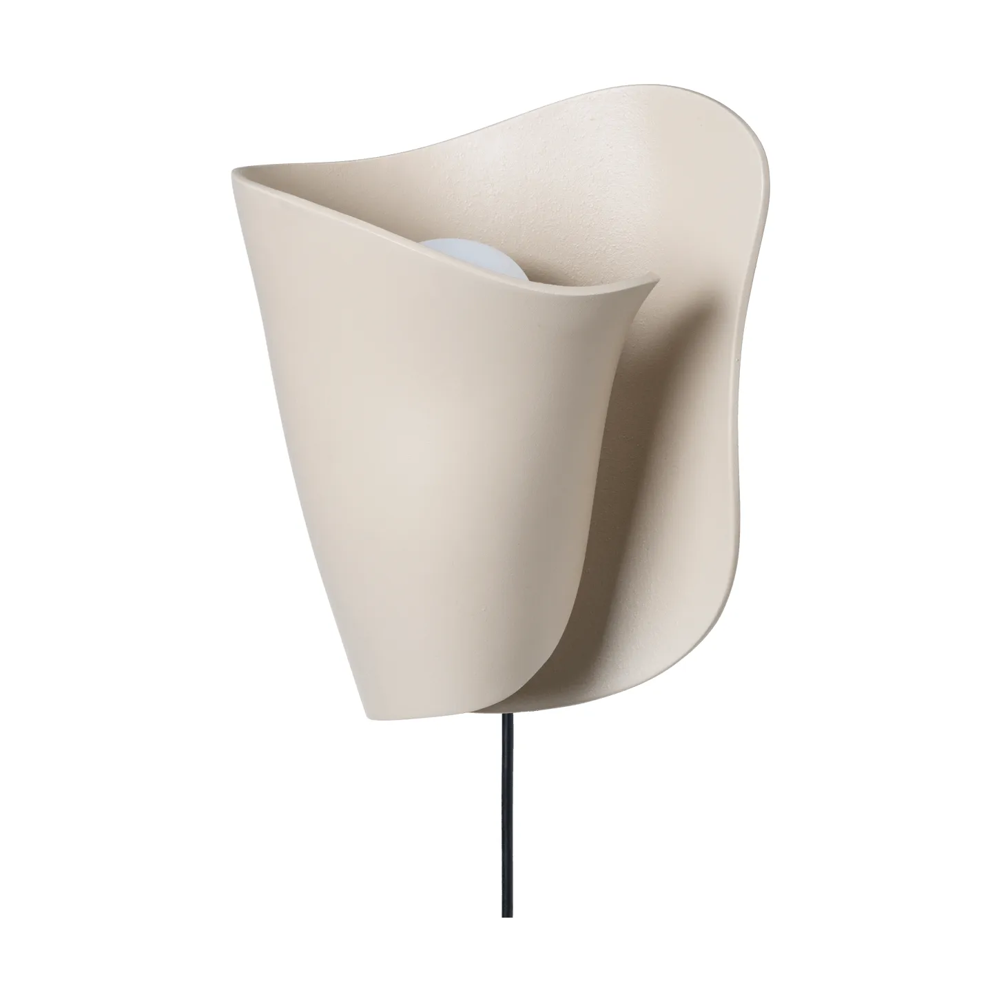 Oyster wall sconce Wandleuchte, Light cashmere Ferm Living