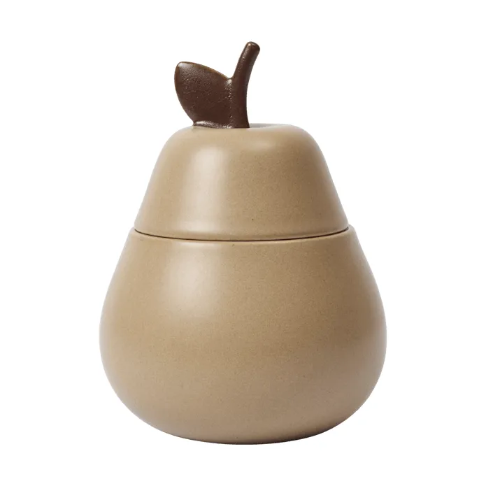 Pear Keramikschale mit Deckel, Kaschmir Ferm Living