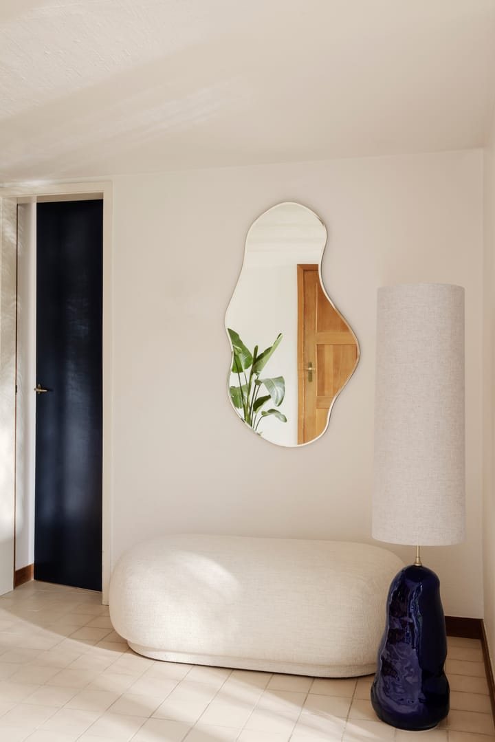 Pond Spiegel large, Dark chrome Ferm Living